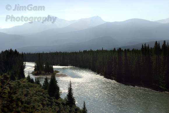 "Athabasca River" Canada, "Mountain scene", River, Rockies, Water, Alberta, "Ice Fields Parkway"