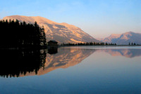 Alberta, Canmore, reservoir, reflection