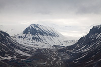 Longyearbyen, Norway, Svalbard, "air view"