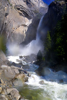 "Bridal Veil Falls", California, Yosemite, waterfalls