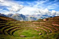 Peru, "Sacred Valley", circles, ruins, terraces, Quechua, Inca