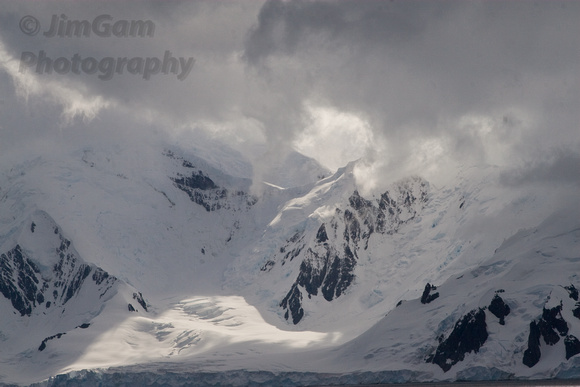Antarctica, mountains, snow