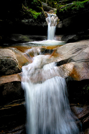 "New Hampshire", Sabady, "White Mountains", waterfall