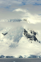Antarctica, glacier, mountain, shoreline