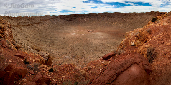 Arizona, "Meteor Crater", panorama