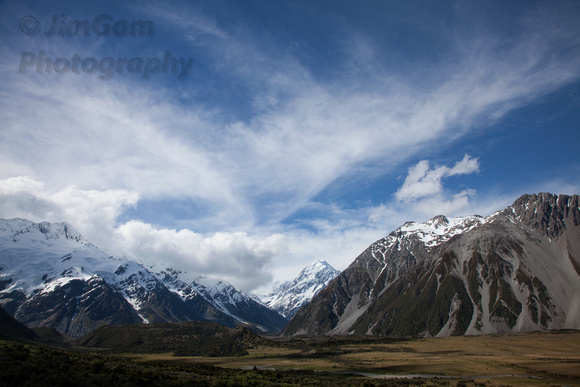 Aoraki, "Mt. Cook", "New Zealand", mountains, valley