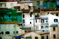 abstract, cityscape, Gibraltar,