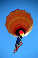 Springfield, air, balloon, balloon, flag, hot, patriotic