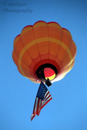 Springfield, air, balloon, balloon, flag, hot, patriotic