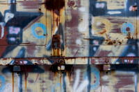 "Steaming Tender", abstract, graffiti, "rail yard", railroad, train