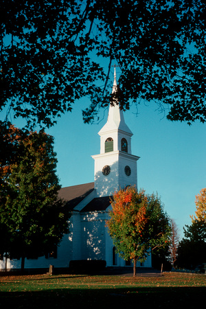 Belchertown, "Congregational Church", "Town Common", fall, autumn, "New England", foliage