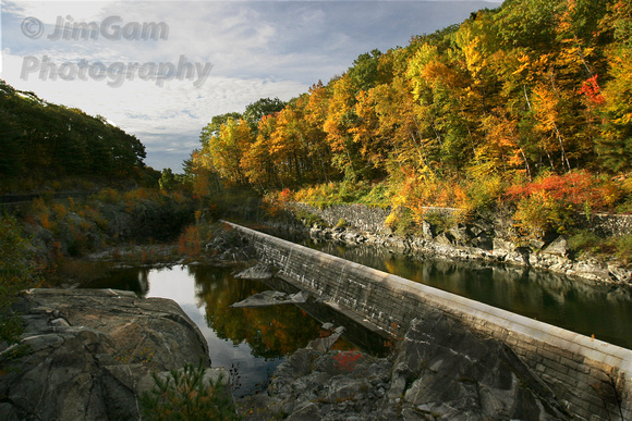 Belchertown, Fall, Quabbin, foliage, spillway, water, reflection, autumn