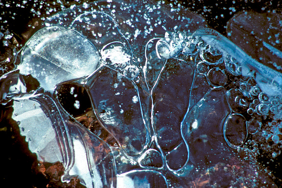 Quabbin, bubbles, ice, abstract, water
