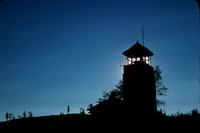 Belchertown, Quabbin, silhouette, tower