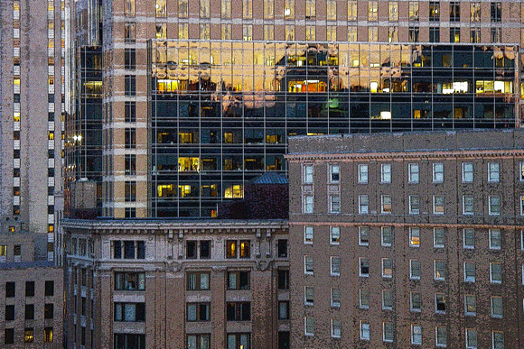 Boston, buildings, reflections, Massachusetts