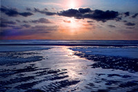"Cape Cod", bayside, sunset, winter, Massachusetts