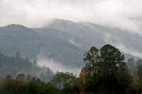 "New Hampshire", fog, forest, mountains, rain