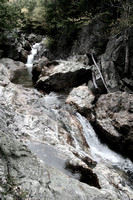 "White Mountains", cascade, rocks, woodland, waterfall