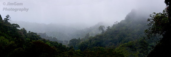 "Costa Rica", Monteverde, "cloud forest", panorama
