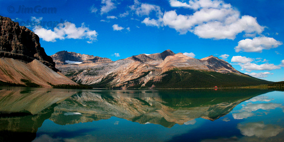 Alberta, "Bow Lake", Canada, "Canadian Rockies", mountains, panorama, reflection