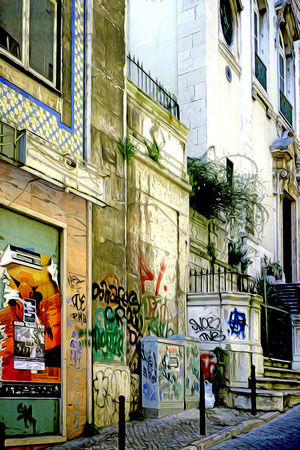 Soft Neighborly Graffiti, Lisbon