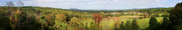 Belchertown, Massachusetts, "Small Farms", autumn, foliage, panorama, "Seven Sisters", "Holyoke Range"